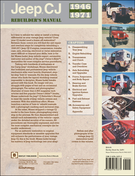 Jeep� CJ Rebuilder