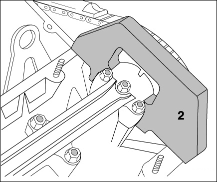 
--Lock camshafts at TDC using BMW special tool 11 3 190 (2, one tool per cylinder head).
Camshaft Timing Chain
page 117-13